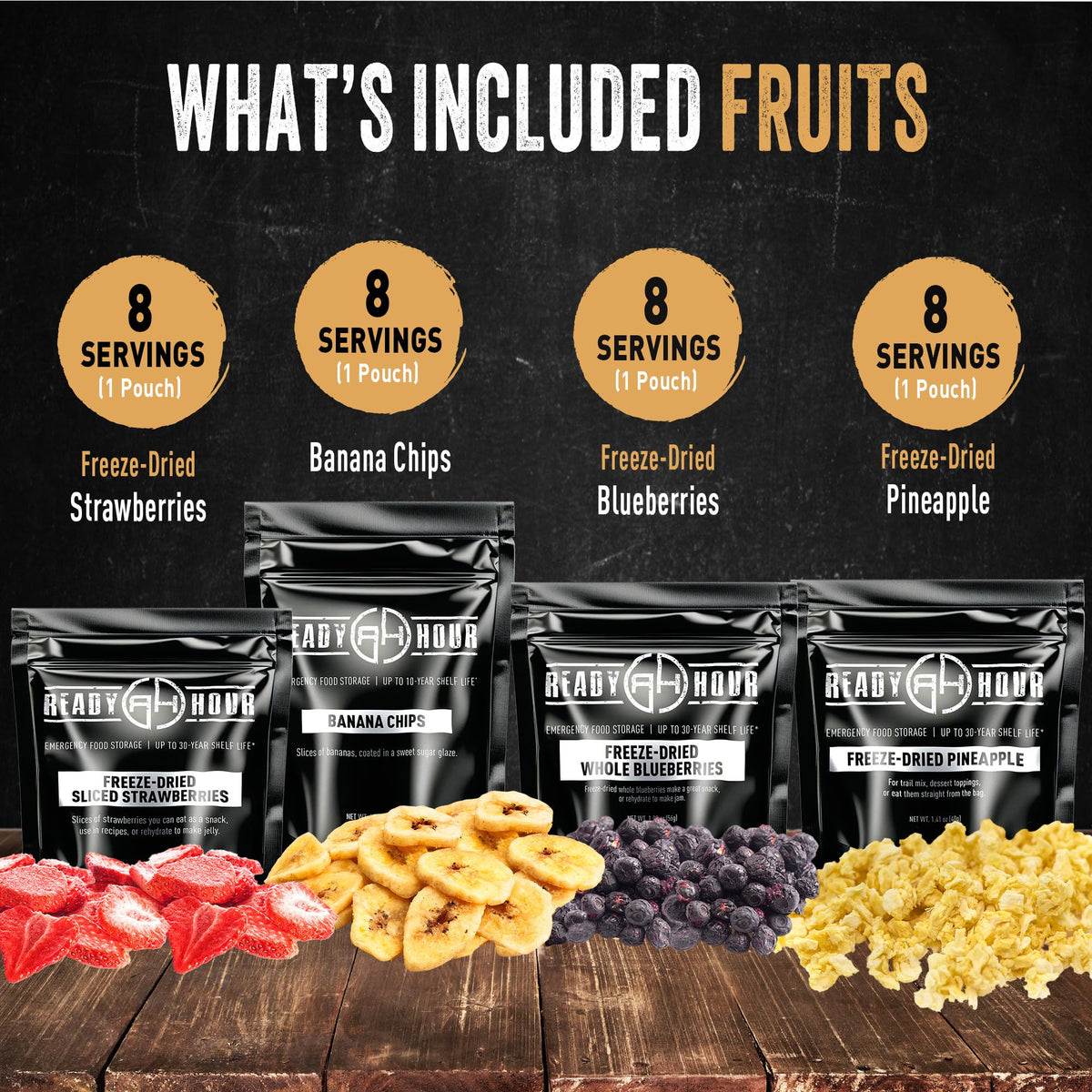 Ready Hour freeze-dried fruits bowl showcasing vibrant colors and texture.