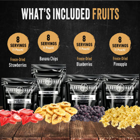 Ready Hour freeze-dried fruits bowl showcasing vibrant colors and texture.