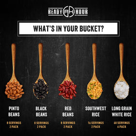Ready Hour long-grain white rice pouch supports simple, fast meals during emergencies.