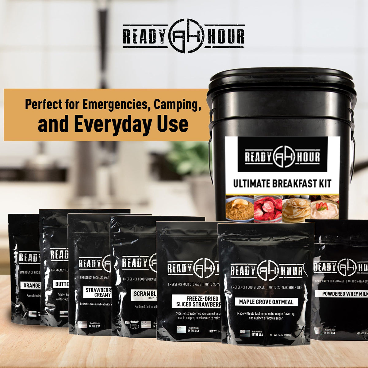 Ready Hour oxygen absorbers inside pouches help preserve flavor
