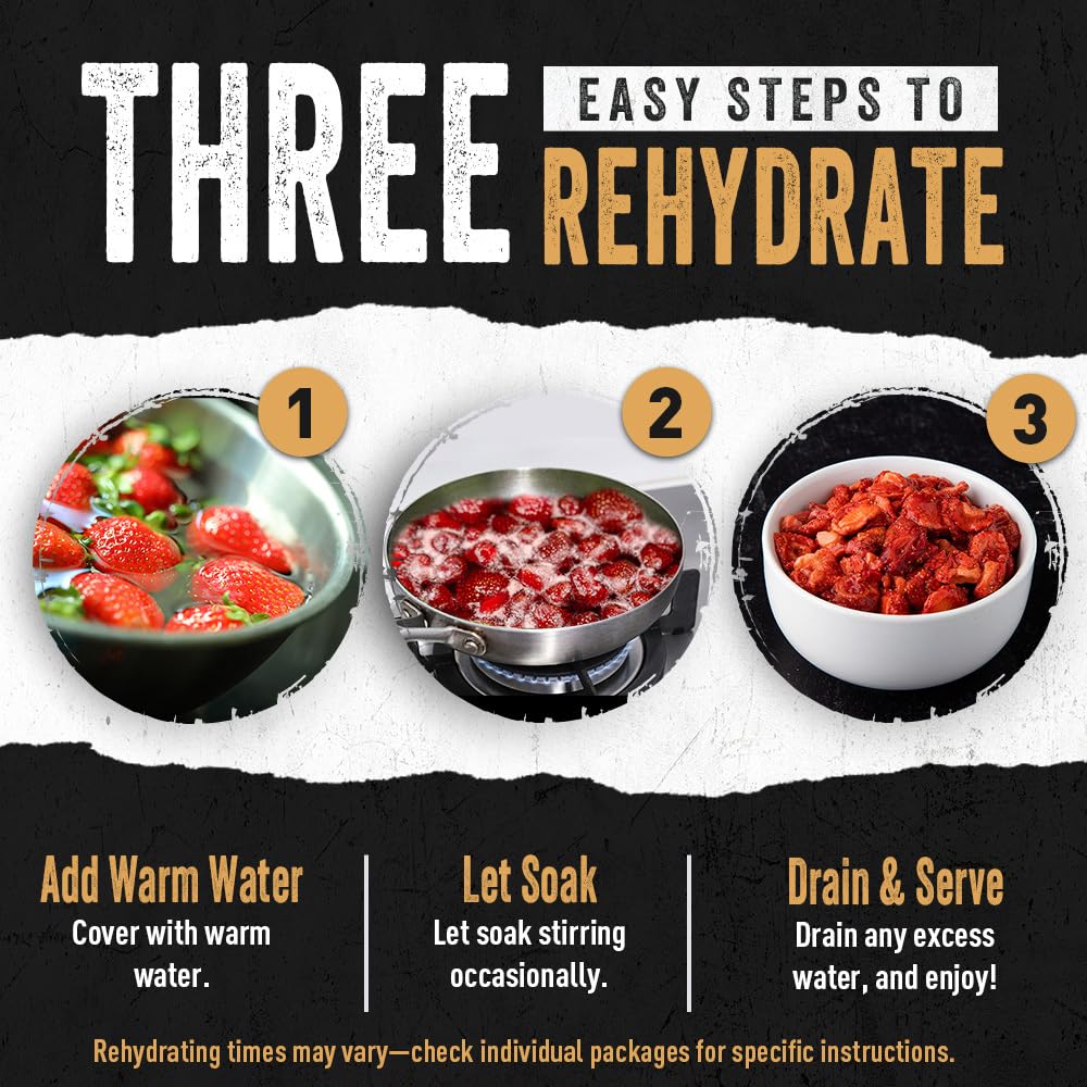 Ready Hour seven resealable pouches enabling portion control and leftovers.