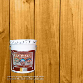 Ready Seal 510 exterior stain 5-gallon container demonstrates durable finish for decks and siding