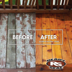 Ready Seal applied to a deck and fence showing a natural, durable finish.