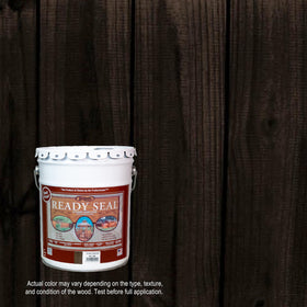 Ready Seal application on a fence delivers even coverage with no laps.