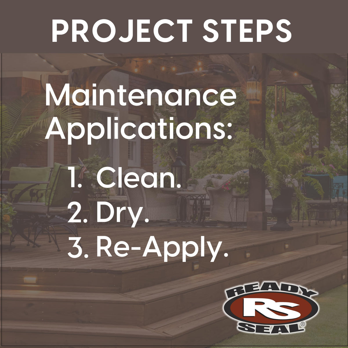 Ready Seal low odor stain makes outdoor projects more comfortable