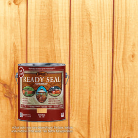 Ready Seal semi-transparent oil-based formula shows even color with no laps or runs.