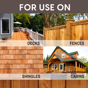 Ready Seal penetrates deeply to preserve decks and fences against weathering.
