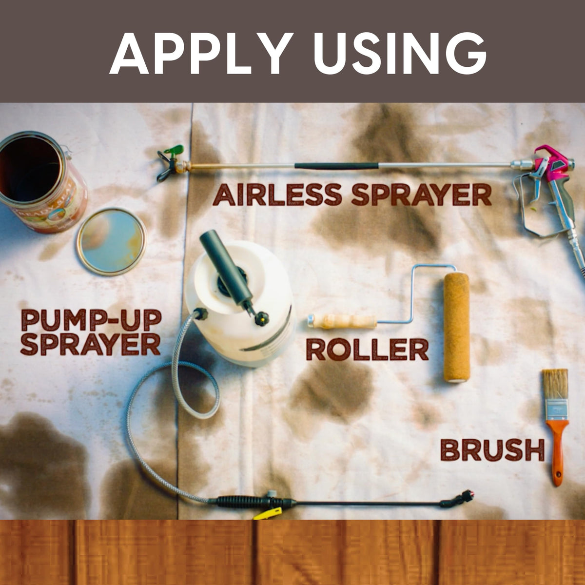 Ready Seal blends itself across temperatures, enabling easy outdoor staining.