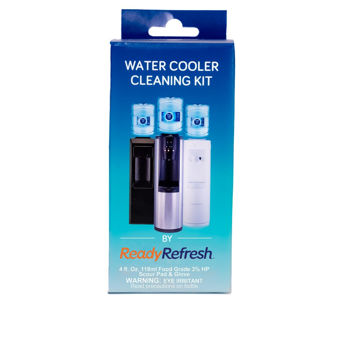 ReadyRefresh top-loading dispenser-spigot cleaning demonstrates practical maintenance