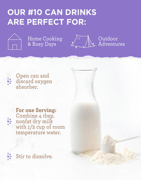 Fortified ReadyWise milk powder with vitamins A and D for daily use