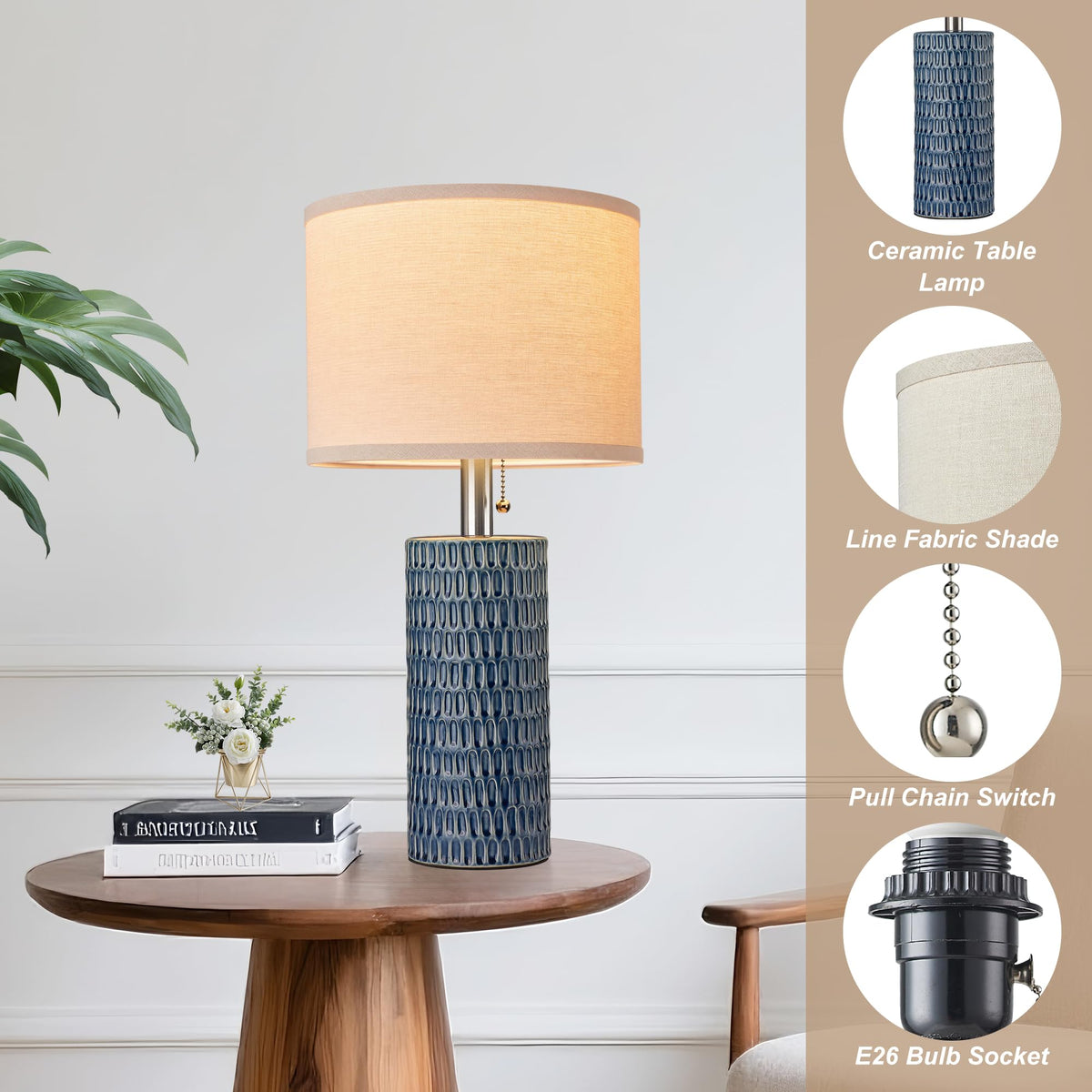 Reaketon modern farmhouse design adds rustic charm to decor.