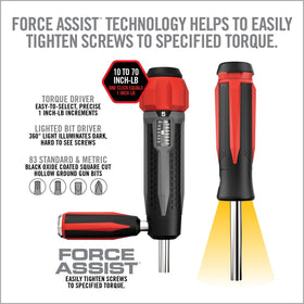 Real Avid Armorers Tool Kit LED screwdriver illuminates tight or dark work areas.