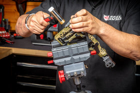 Real Avid Vise articulating ball joint offers versatile positioning options.
