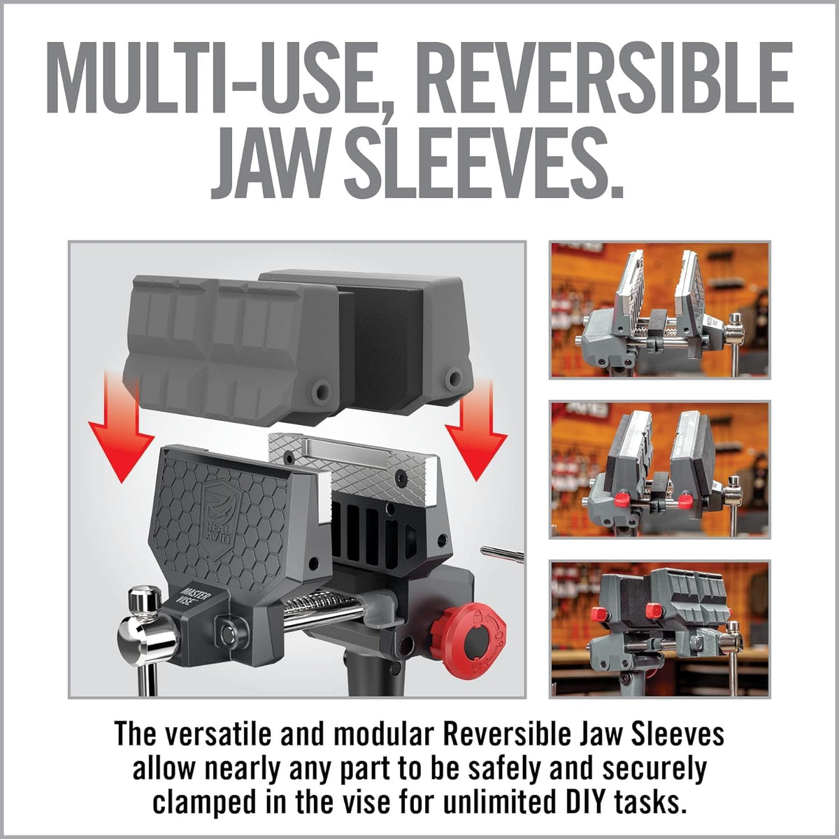 Real Avid Vise multi-application design supports woodworking and gunsmithing