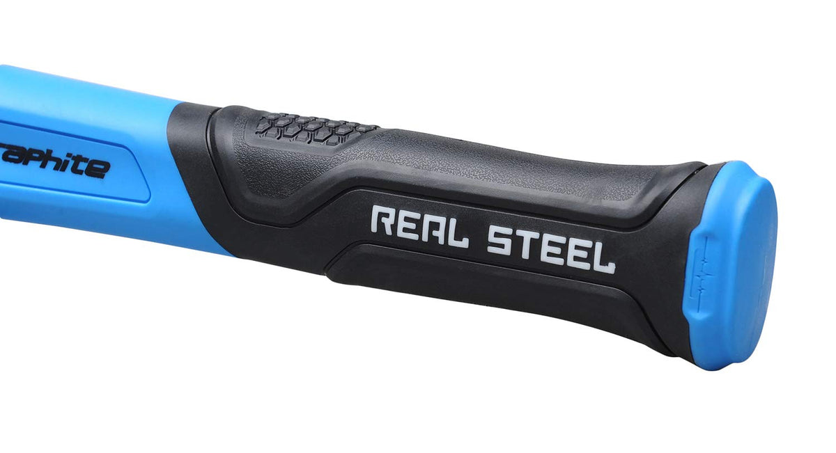 REAL STEEL Sledge Hammer 3lb non-slip rubber grip improves control in tough conditions