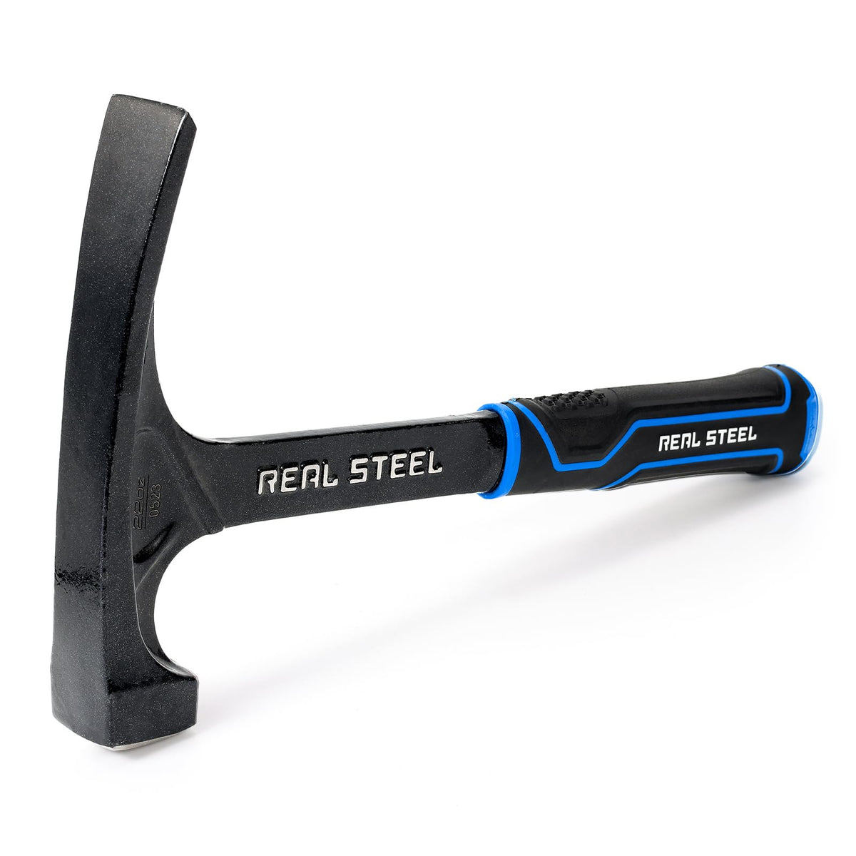 Real Steel Ultra Rock Pick Hammer square face designed for precise rock strikes.