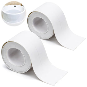 Realand caulk tape close-up showing widened adhesive for stronger seal.