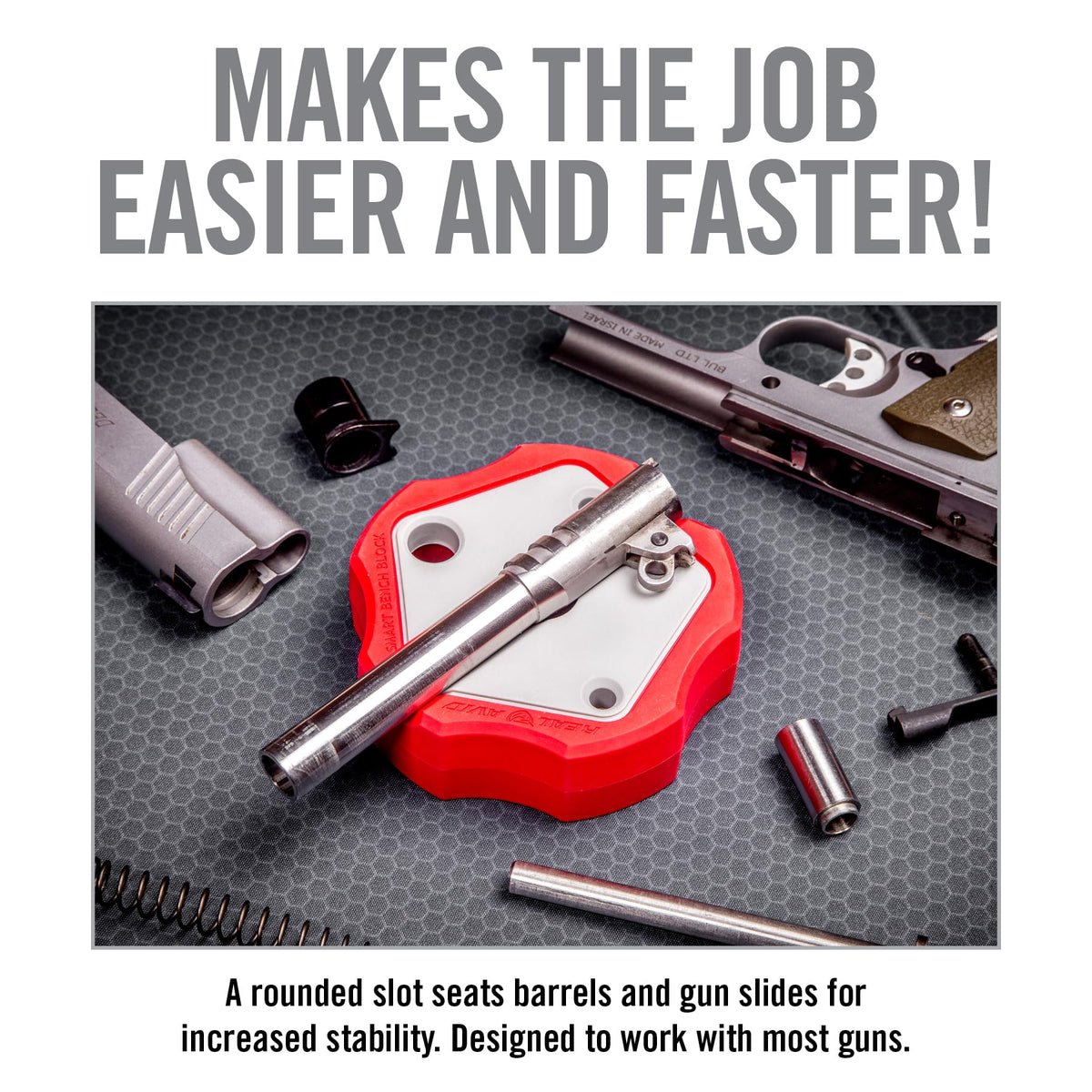 Real Avid non-marring finishing punch protects finishes while guiding pins
