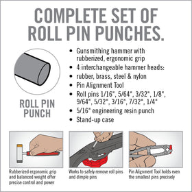 Real Avid includes popular punch sizes for common modifications and repairs