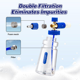 REALYOU Foam Cannon bottle wide-mouth eases precise mixing and filling