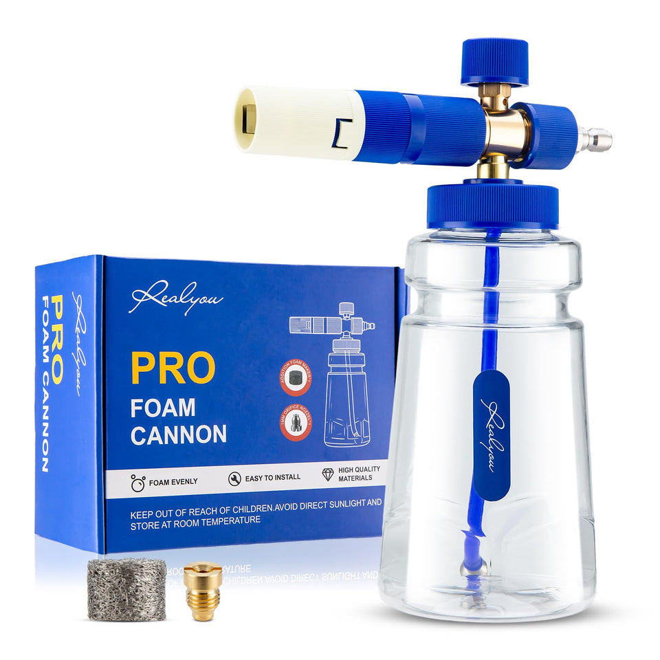 REALYOU Foam Cannon quick-connect for fast spray setup