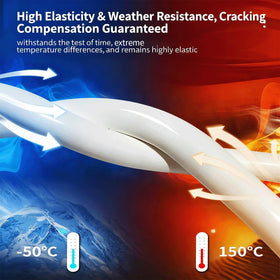 REATIFUL 9900 Sealant resists heat and UV exposure for long-lasting exterior performance