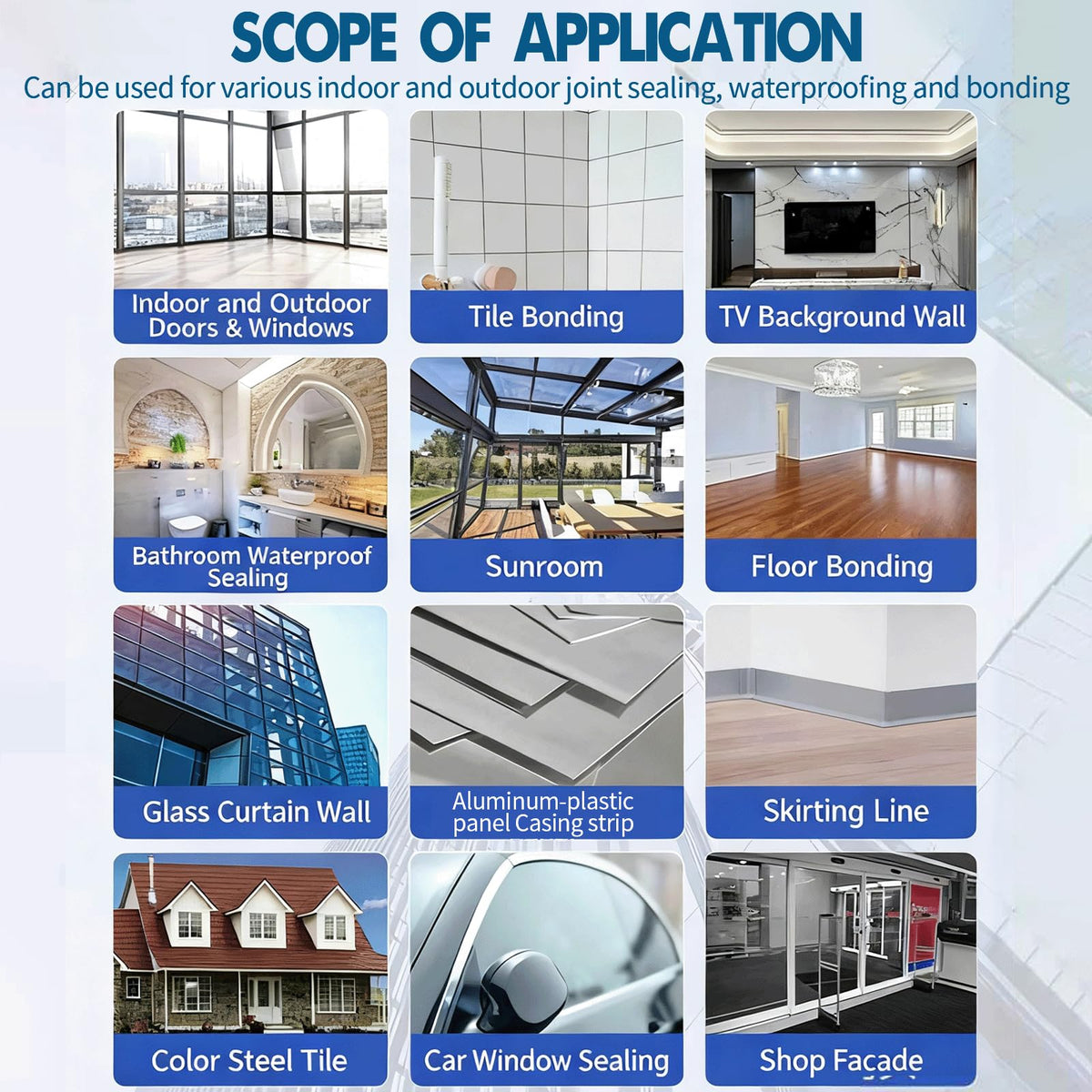 REATIFUL 9900 Sealant wall sealing for durable exterior protection