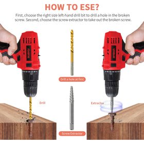 REBRA broken fastener removal in action demonstrates effective removal in real-world repairs.