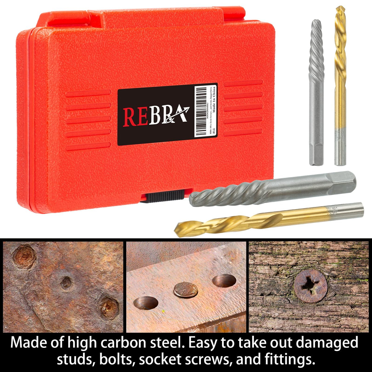 REBRA storage case with labels supports organized tool access during projects.