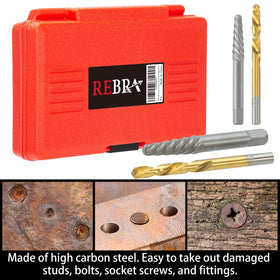 REBRA storage case with labels supports organized tool access during projects.