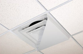 Receilit corner air diverter triangle fits 2x2 diffuser to direct airflow