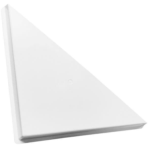 Receilit corner air diverter triangle white plastic shown for easy ceiling installation