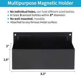 Close-up of the back magnets on the Rechabite holder for secure attachment.