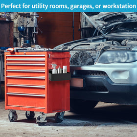 Durable steel construction resists rust and fading for long-lasting use.