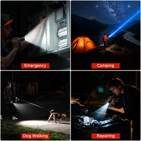 RECHOO flashlight home and outdoor use ideal for emergencies and camping
