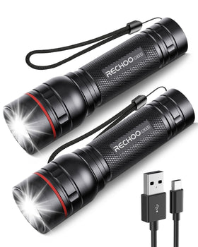 RECHOO G1000 front beam zoom demonstrates wide-to-narrow light for versatile outdoor use.