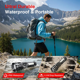 RECHOO rugged aluminum body with IP65 protection for harsh conditions.