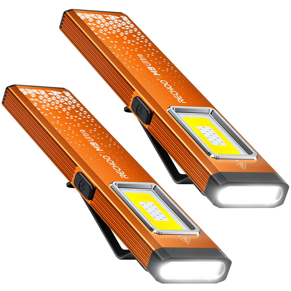 RECHOO M9 Ultra flat EDC flashlight, ultra-thin design for pocket-friendly use