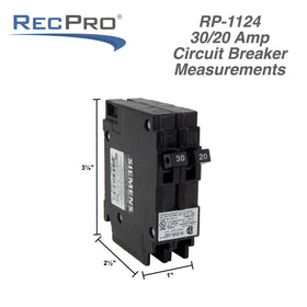 RecPro Q3020 wire compatibility, supports copper or aluminum for flexible RV wiring.