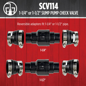 Red Lion SCV114 vertical installation orientation for proper flow.