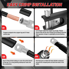 Red Wolf kit suitable for automotive, marine, and RV power setups.