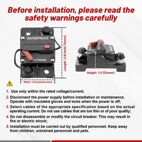 RED WOLF suitable for marine, RV, ATV, trailer and electrical systems