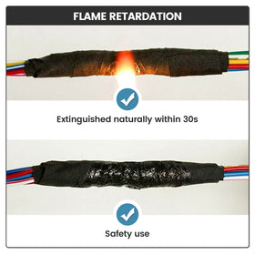 Red Wolf wire joint protection with easy tear for quick fixes