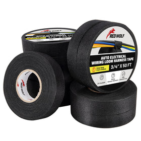 Red Wolf wiring harness tape roll for durable insulation and heat resistance