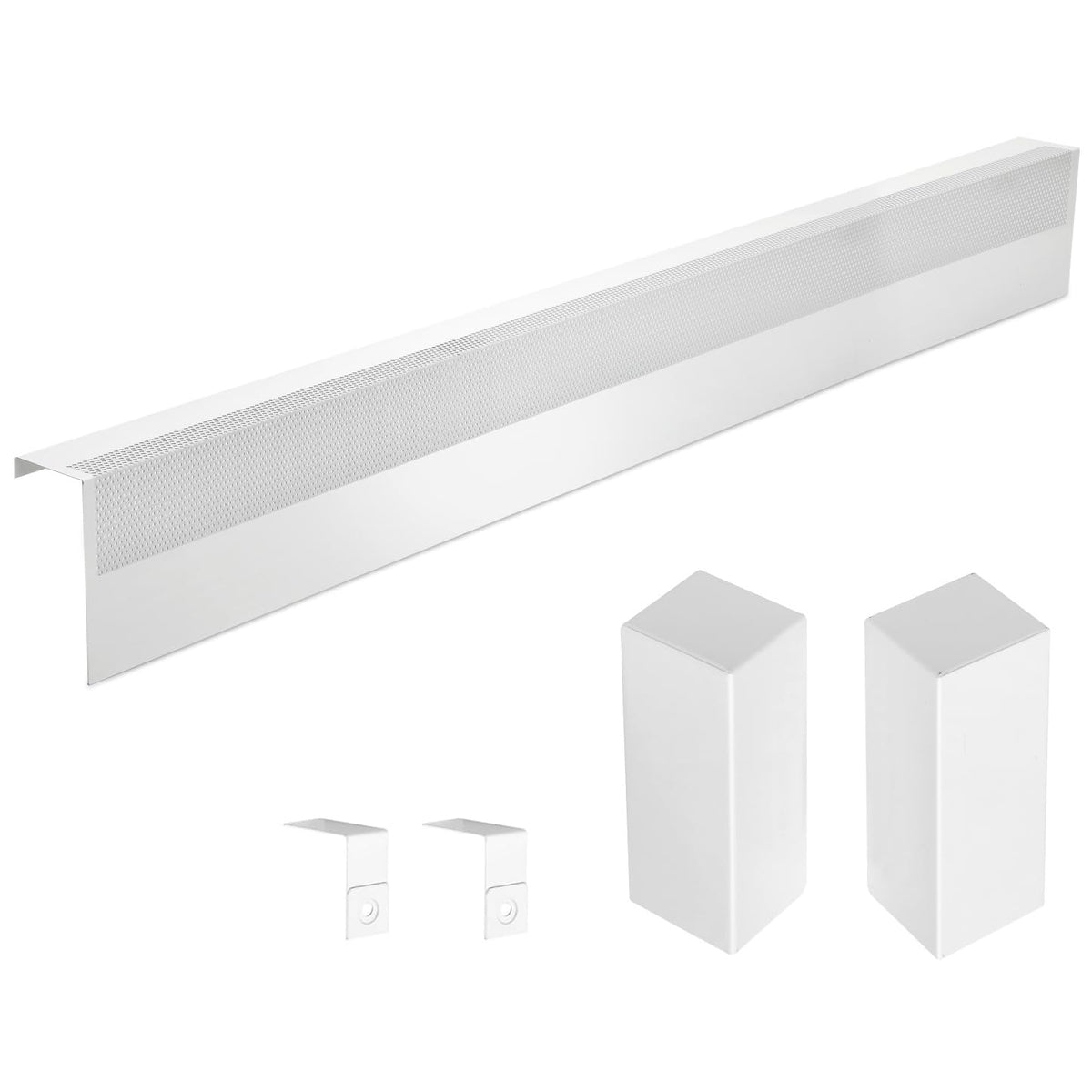 Redants 4 ft baseboard cover with left endcap for a clean, secure fit.