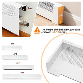 Redants baseboard cover slide-on installation over the old plate, no tools needed.