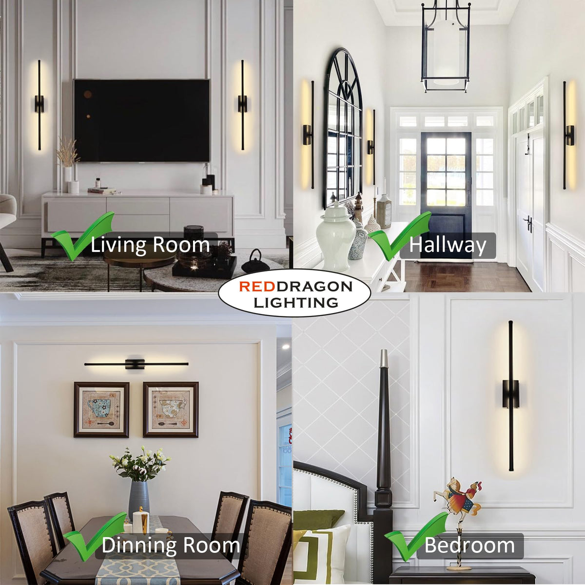 Reddragon Lighting long battery life allows hours of ambient light without frequent charges.