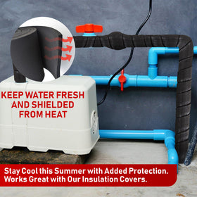 Redford Supply Co. easy wrap installation applied to pipe for quick protection