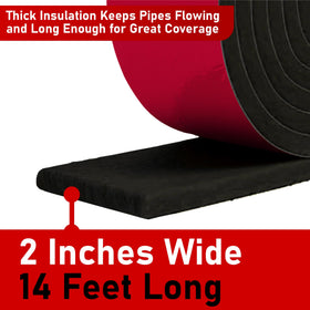 Redford Supply Co. foam tape offers 7x stretch for flexible coverage around bends