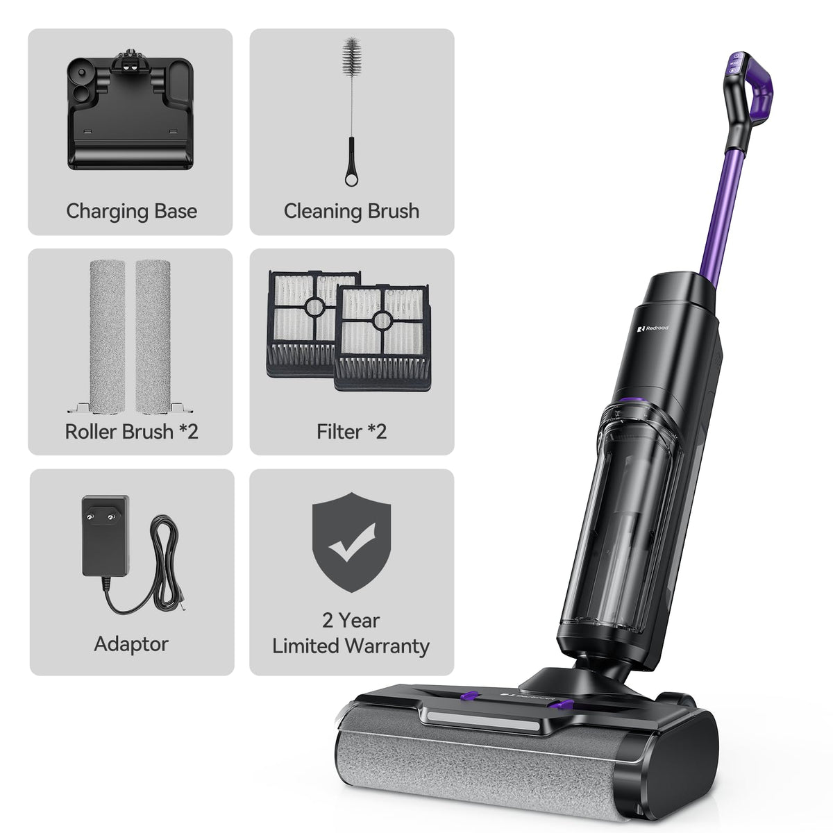 Redroad H15 unboxing shows included accessories for immediate use
